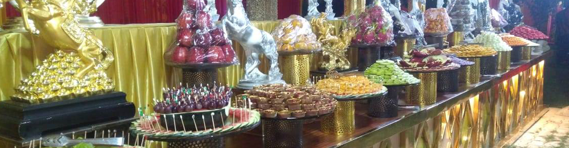 Banquet catering setups